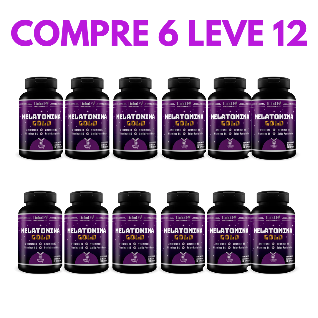 Melatonina Gold: O Segredo para Noites Tranquilas e Revigorantes