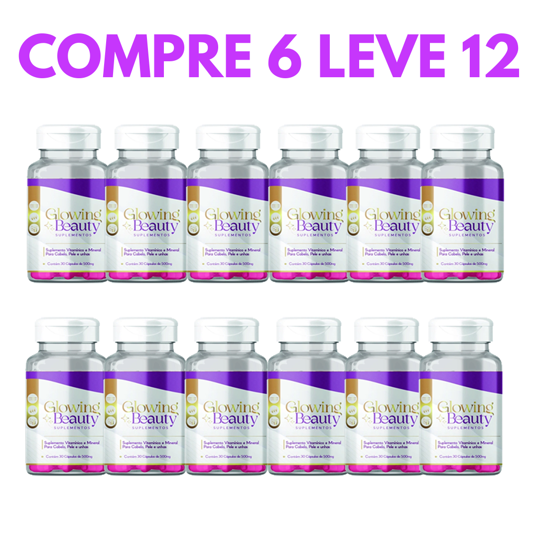 Glowing Beauty – O Segredo para uma Pele Radiante, Cabelos Fortes e Unhas Saudáveis