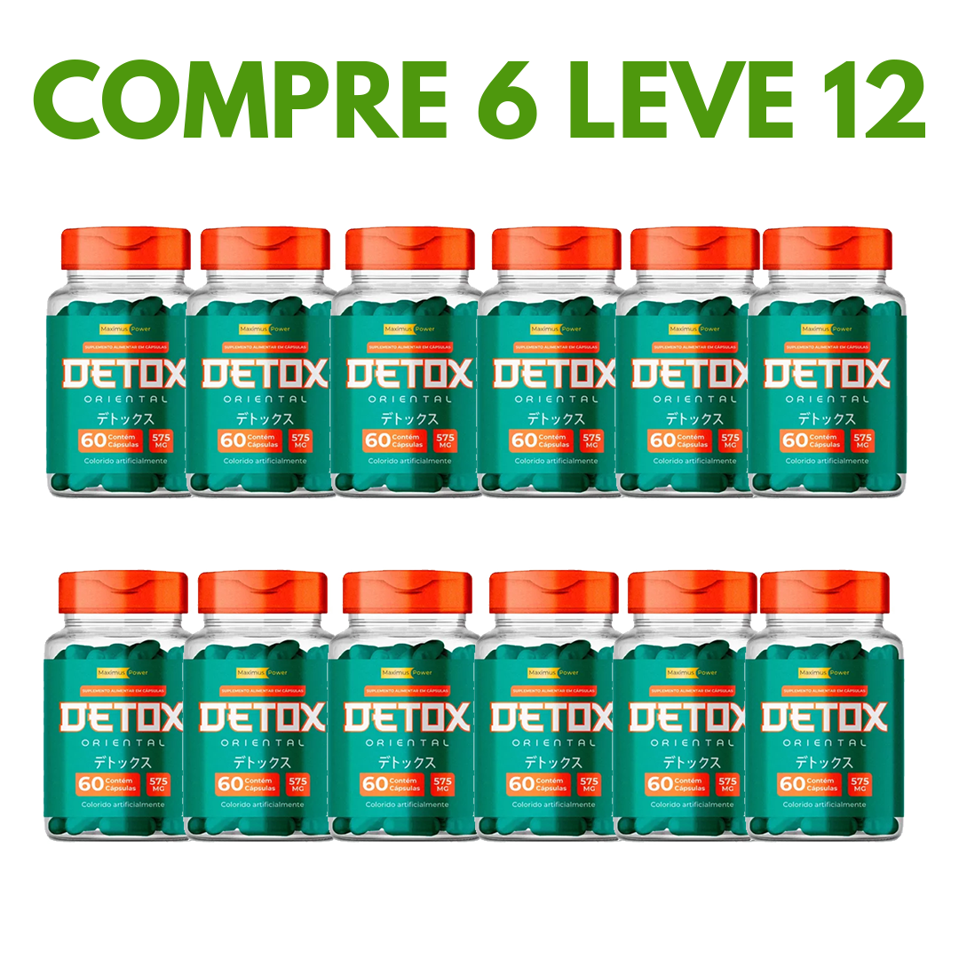 Detox Oriental: Desincha, Seca e Transforma naturalmente