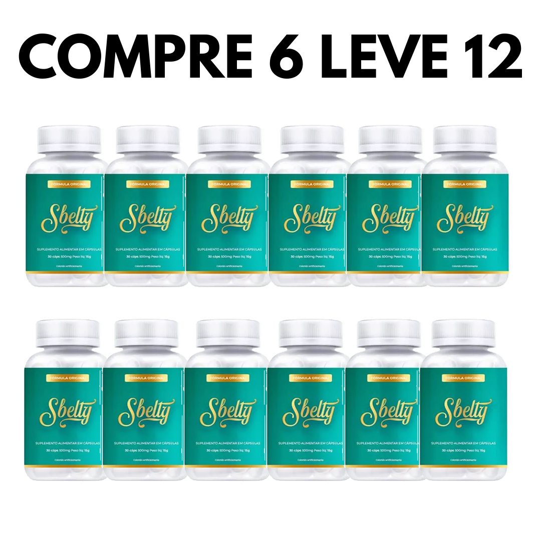 Sbelty: O Aliado Natural no Emagrecimento e Controle de Peso (30 Cápsulas)