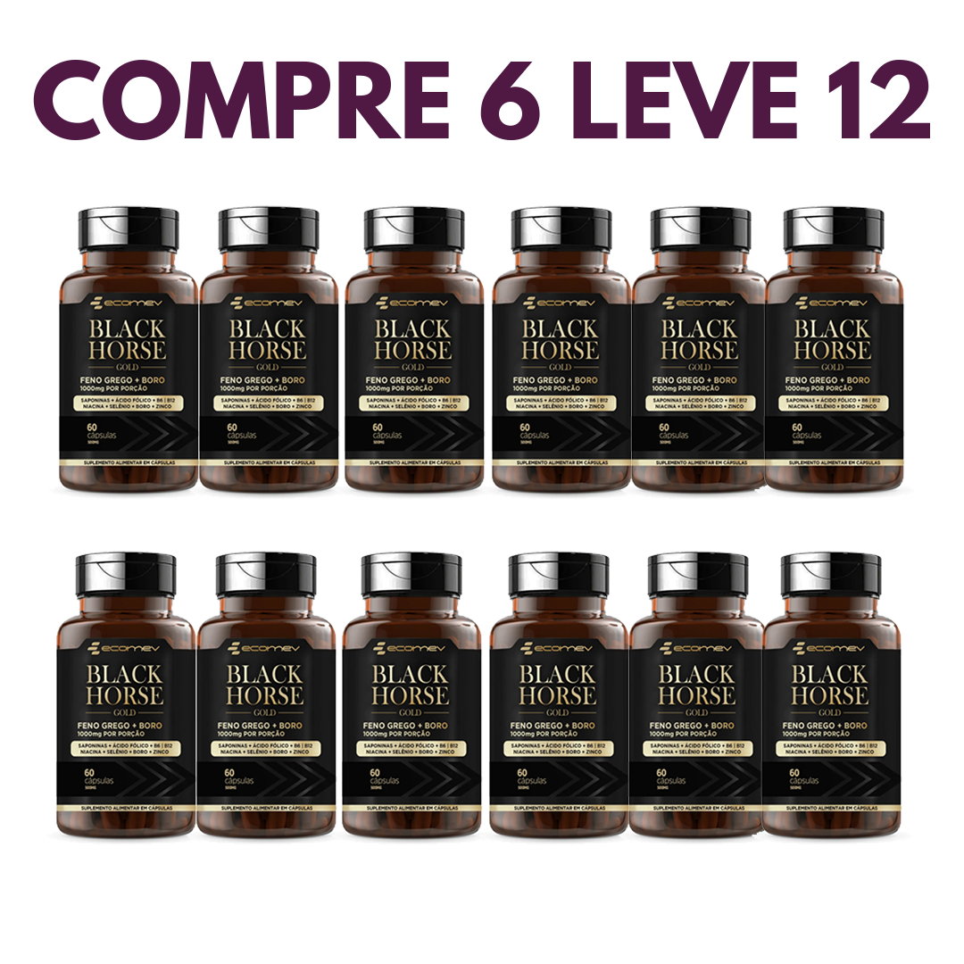 Black Horse: O Suporte Completo para Energia, Desempenho Físico e Bem-Estar