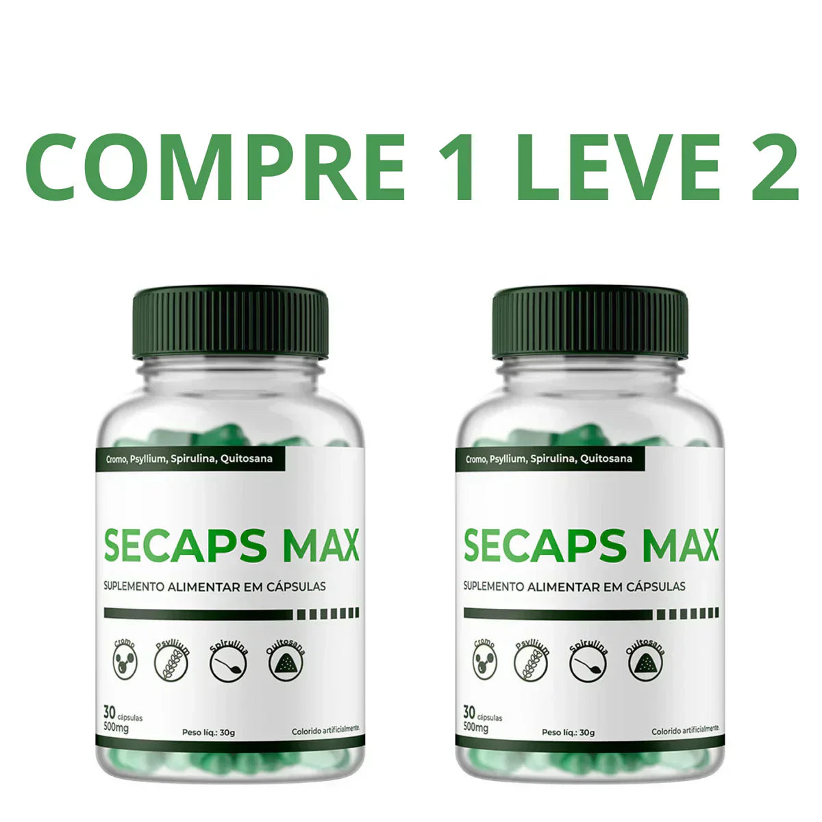 Secaps Max: Redução de Medidas