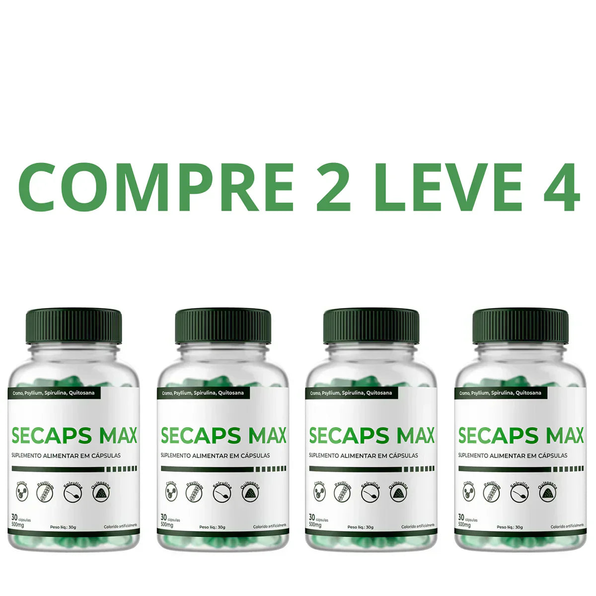 Secaps Max: Redução de Medidas