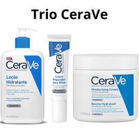 Promoção Compre 1 Leve 3 - CeraVe Combo Olhos, Rosto e Corpo