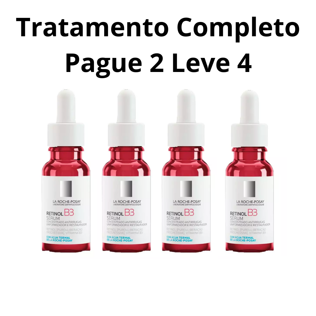 Kit 4 Retinol B3 - Sérum Antirrugas La Roche Posay - Site Oficial de Vendas