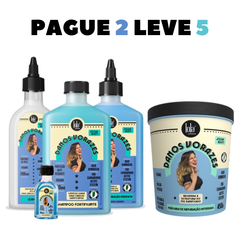 Lola Danos Vorazes Kit Completo - Pague 2 e leve 5
