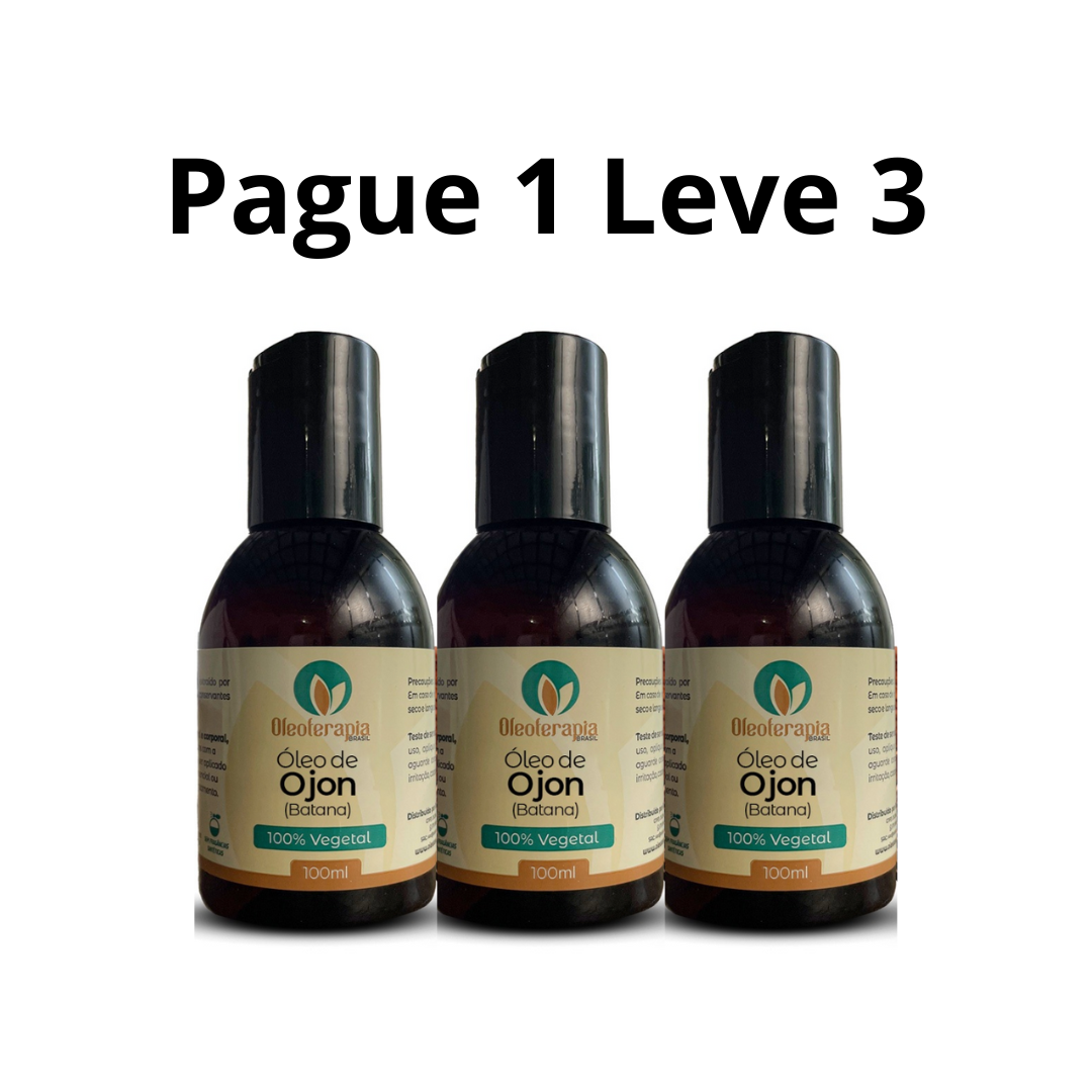 Compre 1 Leve 3 - Óleo de Ojon Puro - Transforme a Saúde dos seus Fios