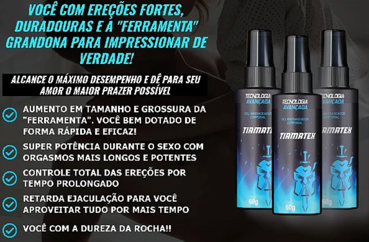Tiamatex Original - Recupere a sua potência máxima na cama