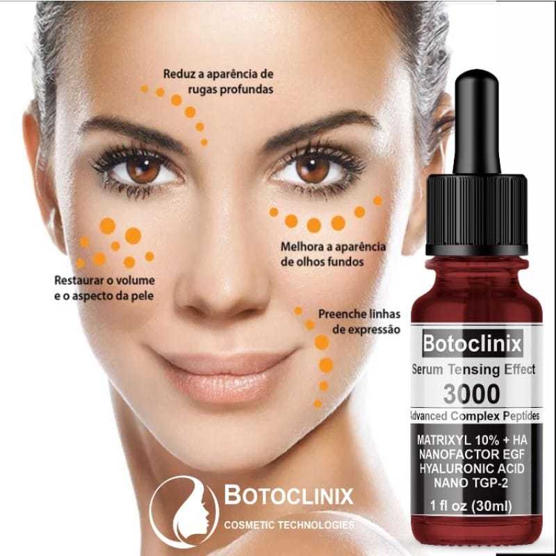 Botoclinix 3000 Sérum Para a Pele Do Rosto Original