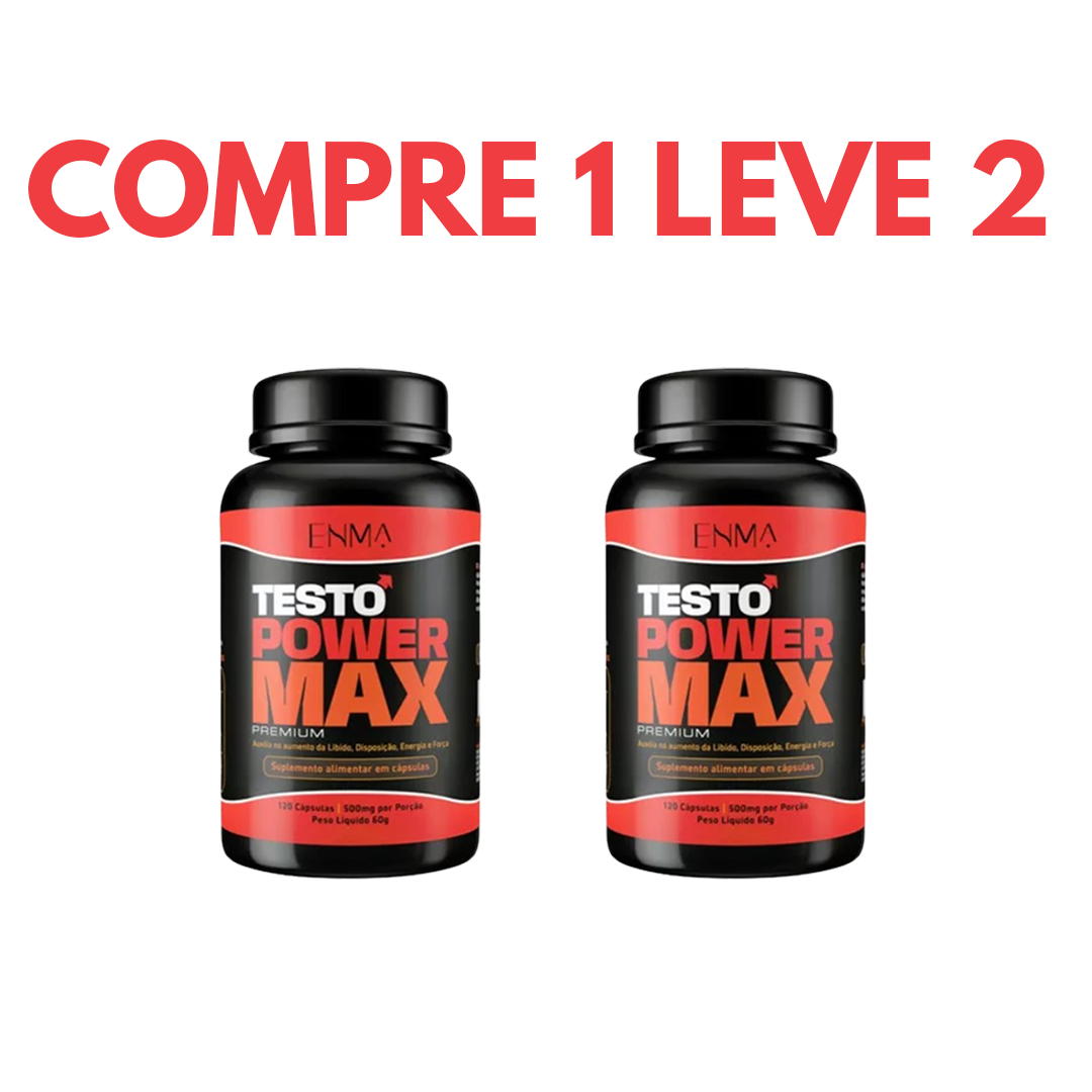 Testo Power Max: Energia e Vitalidade em Alta