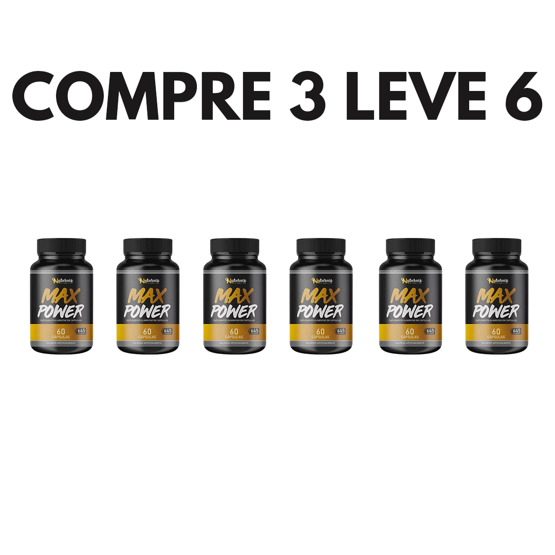Max Power Original: Mais Disposição, Foco e Recuperação para Seu Dia