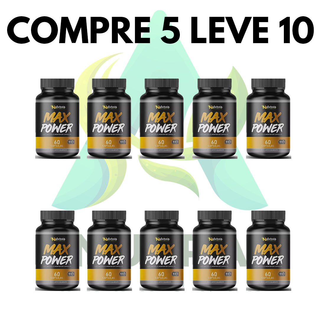 Max Power Original: Mais Disposição, Foco e Recuperação para Seu Dia