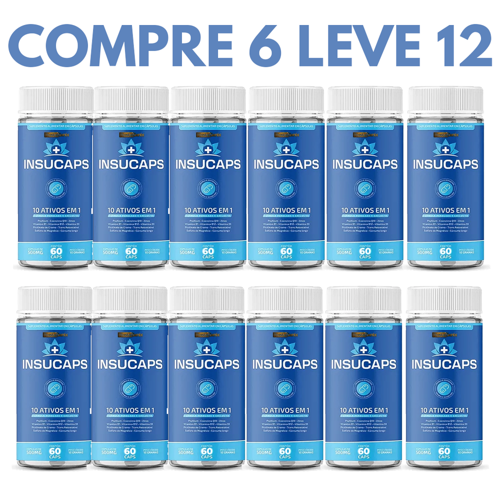 Insucaps - Adeus à Glicose Alta com Insucaps