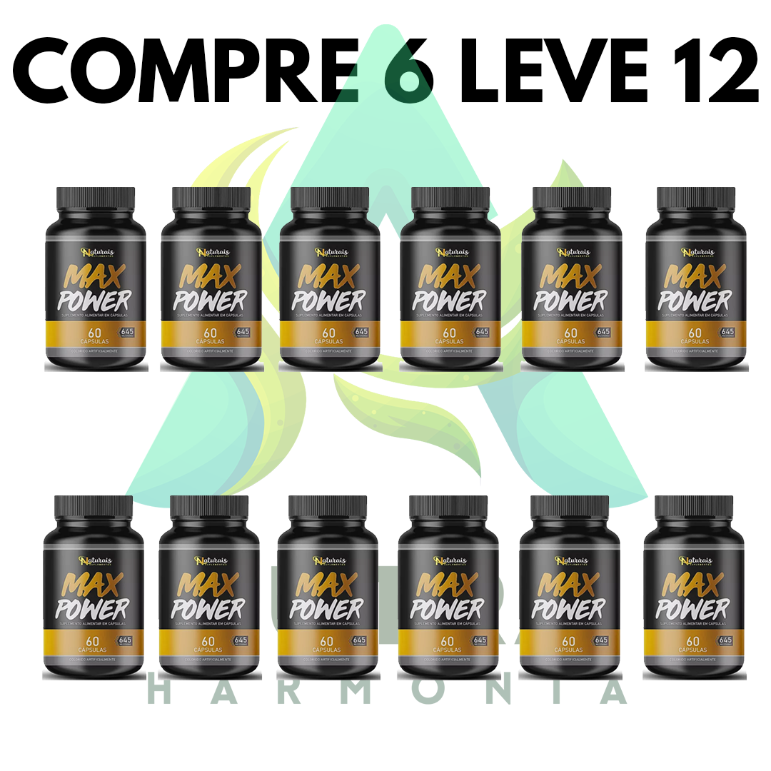 Max Power Original: Mais Disposição, Foco e Recuperação para Seu Dia
