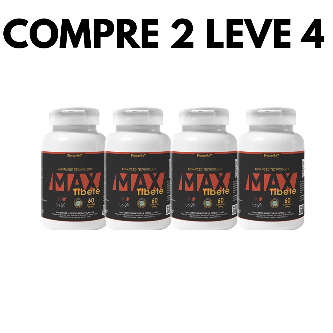 Max Tibete: Equilíbrio Físico e Mental em Cápsulas