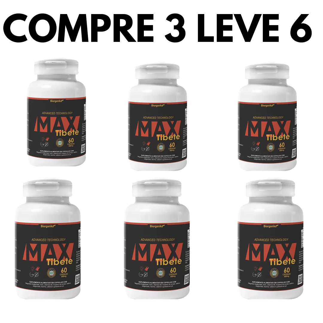 Max Tibete: Equilíbrio Físico e Mental em Cápsulas