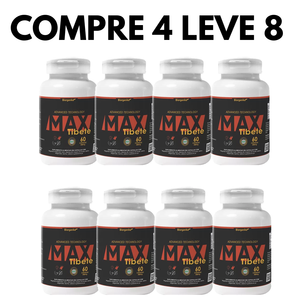 Max Tibete: Equilíbrio Físico e Mental em Cápsulas