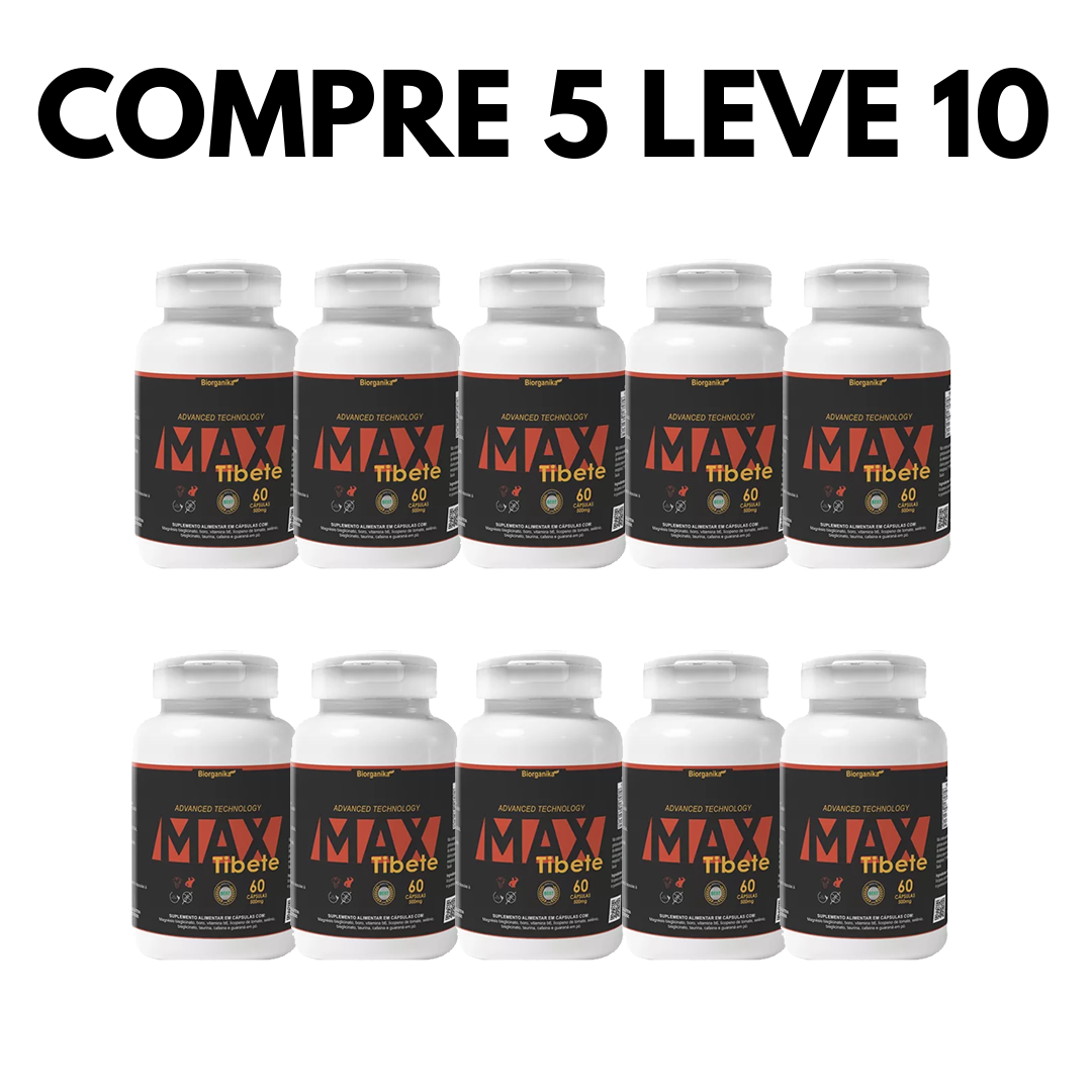 Max Tibete: Equilíbrio Físico e Mental em Cápsulas