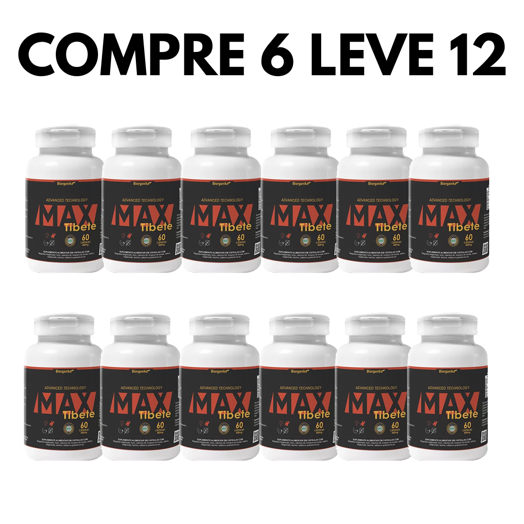 Max Tibete: Equilíbrio Físico e Mental em Cápsulas